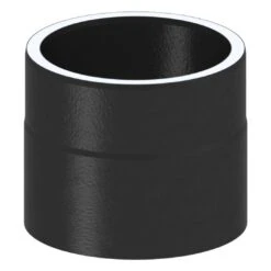 Ofenrohr - Doppelwandig - Längenelement 150 Mm Schwarz - Jeremias Iso-Line