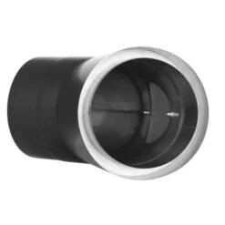 Ofenrohr - Doppelwandig - Winkel 45° Mit Tür Schwarz - Jeremias Iso-Line -Top Fram Geschaft 15 ISO409 1 1600x1600