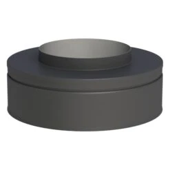 Mündungsabschluss (bis 450°C/N1) - Doppelwandig - Jeremias DW-BLACK