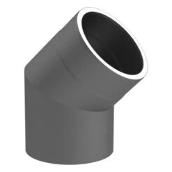 Ofenrohr - Doppelwandig - Winkel 45° Ohne Tür Gussgrau - Jeremias Iso-Line -Top Fram Geschaft 25 ISO018ox0oiWQLgCQIp 1600x1600