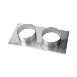 Stutzenblech 45 X 23 Cm - 2 Stutzen - CB-tec -Top Fram Geschaft CB Stutzenbleche 2 Stutzen 1600x1600 1