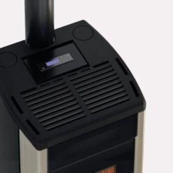 Pelletofen Cadel Atena Plus 12 | 12 KW -Top Fram Geschaft Cadel Atena Plus 12 Keramik Weiss Detail 1600x1600