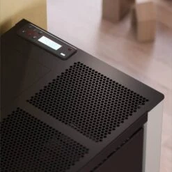 Pelletofen Cadel Cristal 7 Up 7 KW -Top Fram Geschaft Cadel Cristal 7 Up Weiss Detail 1600x1600