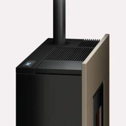Pelletofen Cadel Mithos Plus 14 Up 14 KW -Top Fram Geschaft Cadel Mithos Plus Light Bronze Detail 1 1600x1600
