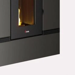 Pelletofen Cadel Mithos Plus 14 Up 14 KW -Top Fram Geschaft Cadel Mithos Plus Light Bronze Detail 2 1600x1600