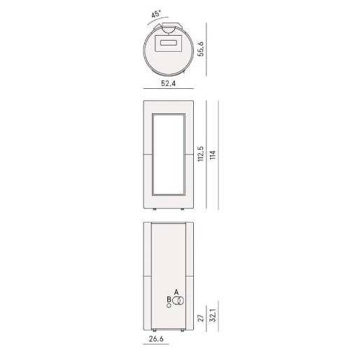 Pelletofen Cadel Shell 9 Ps 9,1 KW 8 Pelletofen Cadel Shell 9 Ps 9,1 KW – Bild 6