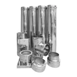 Top Fram Geschaft 36 Edelstahlschornstein Bausatz Doppelwandig Ø 130 Mm - STN DW-NEO