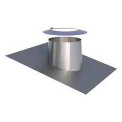 Dachdurchführung 5° - 15° Mit Bleirand Und Wetterkragen - Doppelwandig - Jeremias DW-Vision