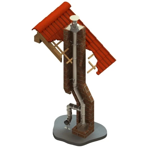 Schornsteinsanierung Einwandig Ø 130 Mm - Jeremias EW-FU 3 Schornsteinsanierung Einwandig Ø 130 Mm - Jeremias EW-FU