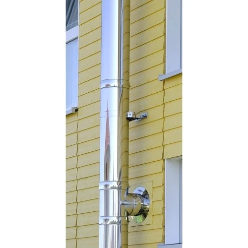 Edelstahlschornstein Doppelwandig - 3,7m Höhe / Länge -150 Mm Durchmesser 7 Edelstahlschornstein Doppelwandig - 3,7m Höhe / Länge -150 Mm Durchmesser – Bild 5