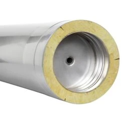 Teleskopstütze 610-1190 Mm Inkl. Teleskopkopf Mit Kondensatablauf Und Tür - Jeremias DW-Vision -Top Fram Geschaft Edelstahlschornstein DWV1017 Teleskopstuetze 610 1190 mm Kondensatablauf unten Produktdetail 1600x1600