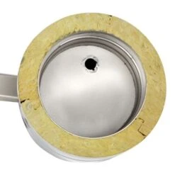 Grundplatte Rund Mit Kondensatablauf Unten Und Halterung Verstellbar Bis 200 Mm - Jeremias DW-Vision -Top Fram Geschaft Edelstahlschornstein DWV384 Grundplatte Kondensatablauf unten Halterung verstellbar bis 200 mm 1 1600x1600