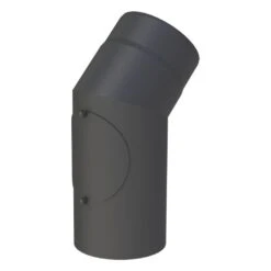 Ofenrohr - Winkel 45° Mit Tür - Schwarz - Jeremias Ferro-Lux -Top Fram Geschaft FERRO1409 1600x1600