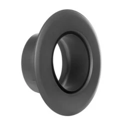 Ofenrohr - Wandfutter Mit Zentrierfeder Und Wandrosette - Schwarz - Jeremias Ferro-Lux