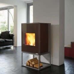 Kaminofen Wodtke Hot Box 2000 | 7 KW Raumluftunabhängig -Top Fram Geschaft Hot Box braun 1600x1600