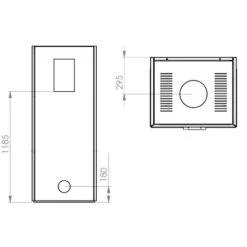 Kaminofen A Caminetti Scandinavian 65 S 9 KW -Top Fram Geschaft Kaminofen A Caminetti Scandinavian 65 tehn 2 1600x1600