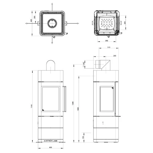 Kaminofen Austroflamm Ivy 2.0 | 5 KW 6 Kaminofen Austroflamm Ivy 2.0 | 5 KW – Bild 4