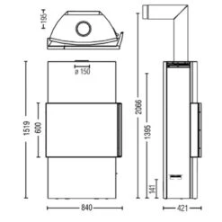 Kaminofen Austroflamm Lounge Xtra 8 KW -Top Fram Geschaft Kaminofen Austroflamm Lounge Xtra teh 1600x1600