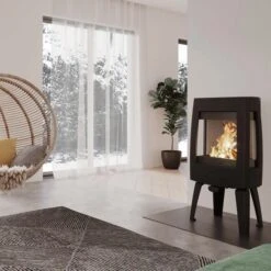 Kaminofen Dovre Sense 303 | 9 KW -Top Fram Geschaft Kaminofen Dovre Sense 303 Ambient 1600x1600