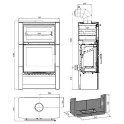 Kaminofen Haas Und Sohn LONDON II Easy Back 8 KW -Top Fram Geschaft Kaminofen Haas und Sohn LONDON II easy back tech 1600x1600