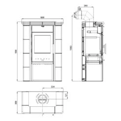 Kaminofen Haas Und Sohn TIROL C 6 KW -Top Fram Geschaft Kaminofen Haas und Sohn TIROL C tech fuer keramkik gruen weiss und braun weiss 1600x1600