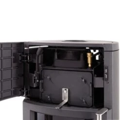 Kaminofen Leda Delta W 8 KW Wasserführend -Top Fram Geschaft Kaminofen Leda Delta W detail 02 1600x1600