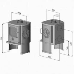 Morsø Kaminofen Morsoe 3142 | 5,2 KW -Top Fram Geschaft Kaminofen Morsoe 3142 7kW 1600x1600