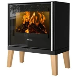 Kaminofen Oranier Ziva 6,5 KW -Top Fram Geschaft Kaminofen Oranier Ziva mit Fuss Set Buche 1600x1600