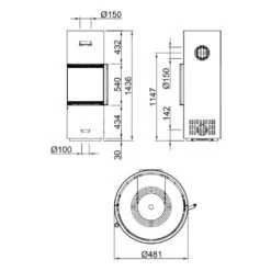 Kaminofen Spartherm Passo S 6,1 KW 7 Kaminofen Spartherm Passo S 6,1 KW -Top Fram Geschaft Kaminofen Passo S skitzza 1600x1600
