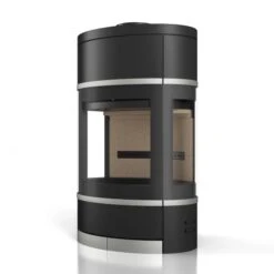 Kaminofen Scan 68-8 Wall 5,5 KW -Top Fram Geschaft Kaminofen Scan 68 8 Wall schwarz Right 1600x1600