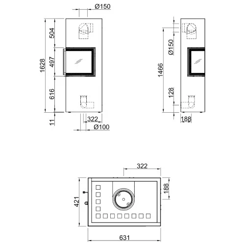 Kaminofen Spartherm Lungo 2L / 2R 6 KW 4 Kaminofen Spartherm Lungo 2L / 2R 6 KW – Bild 2