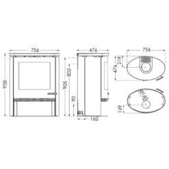 Kaminofen TermaTech TT22R 7,5 KW 7 Kaminofen TermaTech TT22R 7,5 KW -Top Fram Geschaft Kaminofen TermaTech TT22R teh 1600x1600