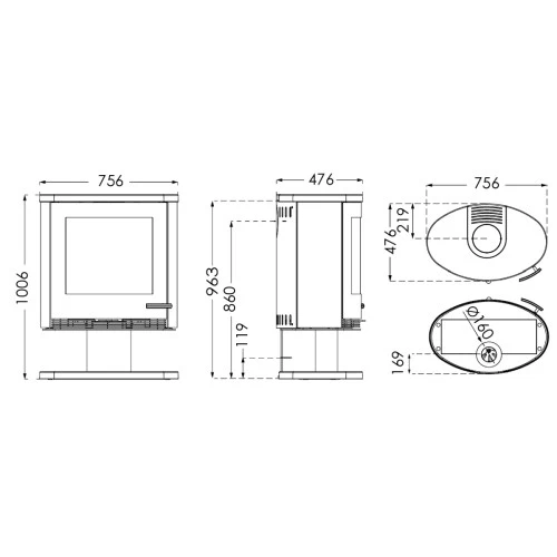Kaminofen TermaTech TT22RP 7,5 KW 5 Kaminofen TermaTech TT22RP 7,5 KW – Bild 3