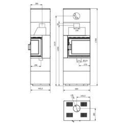 Kaminofen Wamsler Modulo 70/180 L Rechts 6 KW -Top Fram Geschaft Kaminofen Wamsler Modulo 70 180 L rechts teh 1600x1600