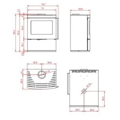 Kaminofen PALAZZETTI Nicole 9,1 KW -Top Fram Geschaft Palazzetti Nicole Technisches 1600x1600