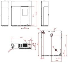 Pelletofen PALAZZETTI Ecofire Elisabeth 9 KW -Top Fram Geschaft Palazzetti Pelletofen Elisabeth Technisches 1600x1600