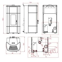 Pelletofen PALAZZETTI Ecofire Ermione Idro 26 KW Wasserführend -Top Fram Geschaft Palazzetti Pelletofen Ermione Idro Technisches 1600x1600 1