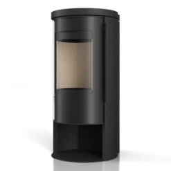 Pelletofen Drooff Aprica 2 Trend Pellet 7,1 KW -Top Fram Geschaft Pelletofen Drooff Aprica 2 Trend Pellet Stahl schwarz Right 1600x1600