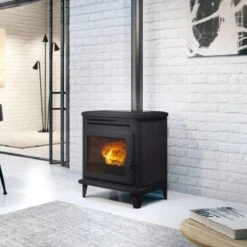 Pelletofen Edilkamin Lille 8 Up 8,1 KW -Top Fram Geschaft Pelletofen Edilkamin Lille 8 Up Ambient2 1600x1600