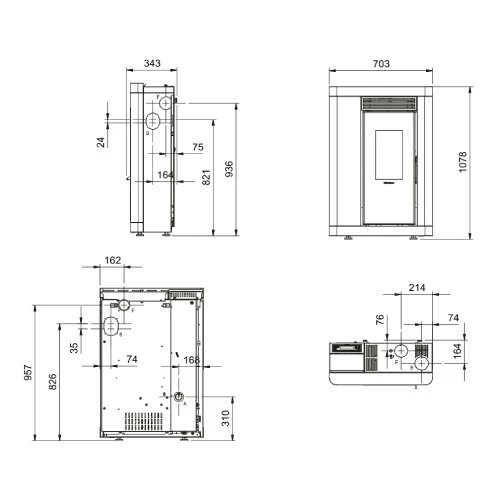 Pelletofen La Nordica Extraflame Annabella AD Evo 9 KW 5 Pelletofen La Nordica Extraflame Annabella AD Evo 9 KW – Bild 3