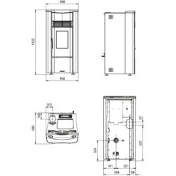 Pelletofen La Nordica Extraflame Giusy Evo 2.0 | 7 KW 7 Pelletofen La Nordica Extraflame Giusy Evo 2.0 | 7 KW -Top Fram Geschaft Pelletofen La Nordica Extraflame Giusy Evo 2 0 tech 1600x1600