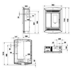 Pelletofen La Nordica Extraflame Souvenir Lux Evo 10,2 KW -Top Fram Geschaft Pelletofen La Nordica Extraflame Souvenir Lux Evo tech 1600x1600