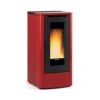Pelletofen La Nordica Extraflame Teorema 10 KW -Top Fram Geschaft Pelletofen La Nordica Extraflame Teorema bordeaux 1600x1600
