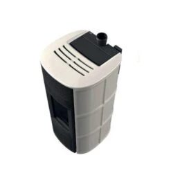 Pelletofen MCZ CLUB Air 10 UP! M3 10 KW -Top Fram Geschaft Pelletofen MCZ MUSA Air 10 UP M3 Weiss Detail2 1600x1600