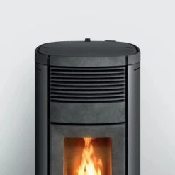 Pelletofen MCZ MUSA Hydromatic 18 M2+ 17,7 KW Wasserführend 10 Pelletofen MCZ MUSA Hydromatic 18 M2+ 17,7 KW Wasserführend -Top Fram Geschaft Pelletofen MCZ MUSA Air Matic 10 M3 Core Detail Schwarz 1600x1600