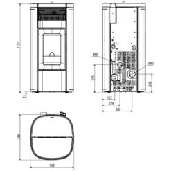 Pelletofen MCZ MUSA Hydromatic 18 M2+ 17,7 KW Wasserführend 11 Pelletofen MCZ MUSA Hydromatic 18 M2+ 17,7 KW Wasserführend -Top Fram Geschaft Pelletofen MCZ MUSA Hydromatic 18 24 M2 plus wasserfuehrend zeichnung 1600x1600