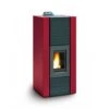 Pelletofen PALAZZETTI Ecofire Martina Idro Lux 10 KW Wasserführend -Top Fram Geschaft Pelletofen PALAZZETTI Ecofire Martina Idro Lux Rot 1600x1600