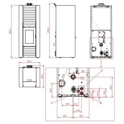 Pelletofen PALAZZETTI Ecofire Martina Idro Lux 10 KW Wasserführend 7 Pelletofen PALAZZETTI Ecofire Martina Idro Lux 10 KW Wasserführend -Top Fram Geschaft Pelletofen PALAZZETTI Ecofire Martina Idro Lux zeichnung 1600x1600