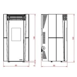 Pelletofen Palazzetti Ecofire Lilibet 9 US 9 KW -Top Fram Geschaft Pelletofen Palazzetti Ecofire Lilibet 9 US teh2 2023 1600x1600 3