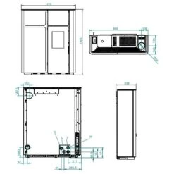 Pelletofen Royal Karyn Idro 12 | 12 KW Wasserführend -Top Fram Geschaft Pelletofen Royal Karyn Idro masse 1600x1600 1